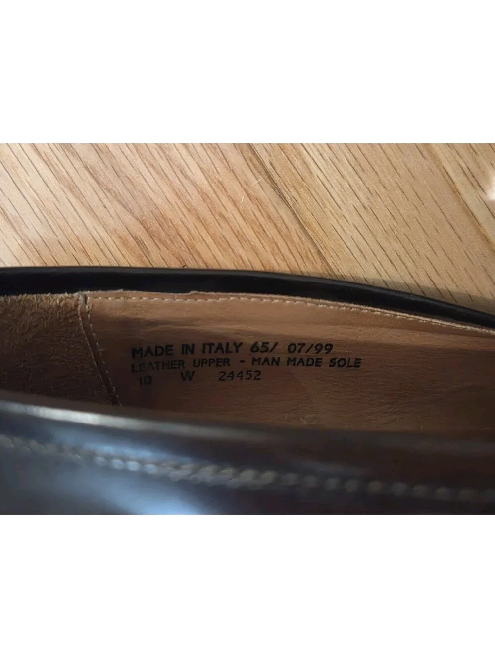 Bostonian Sz 10 W Florentine Brown Croc Embossed Leather Tassel Loafers Italy